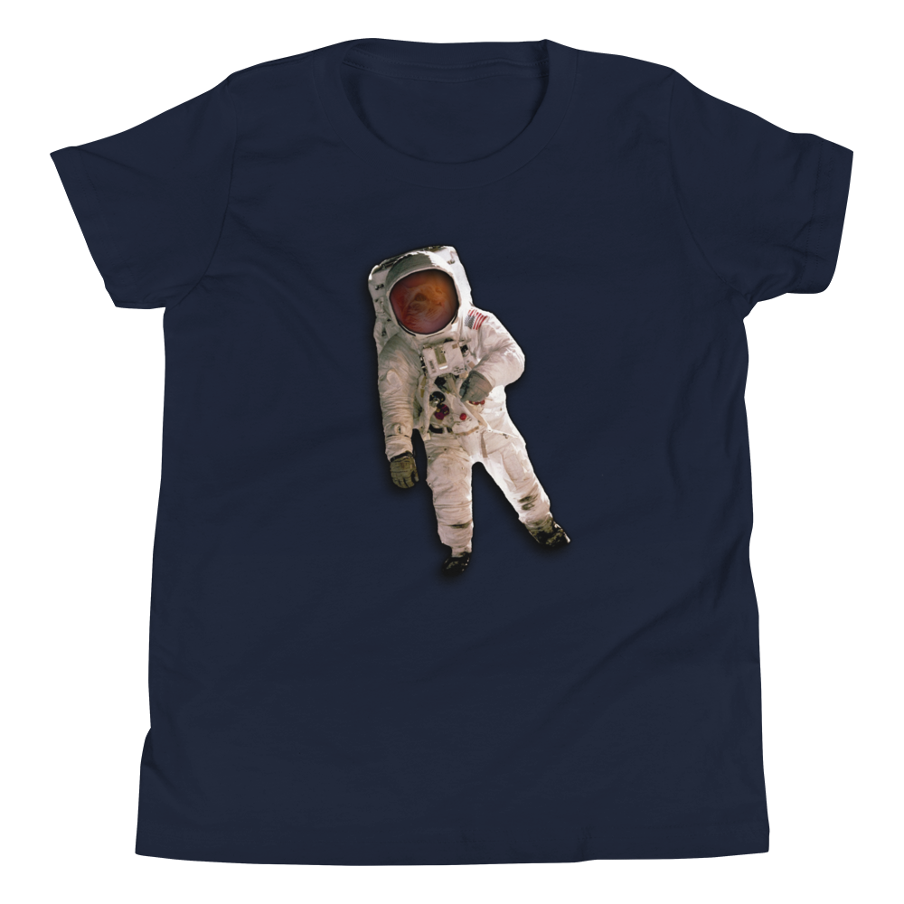 Space Cat Astronaut Kids T-shirt (no background)